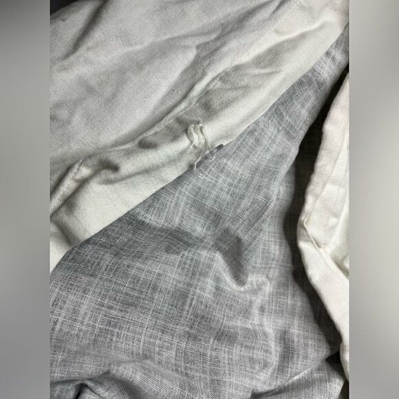 Restoration Hardware white/grey ombre duvet cover and insert twin - Picture 6 of 6